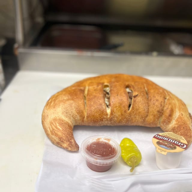 The Works Calzone.
