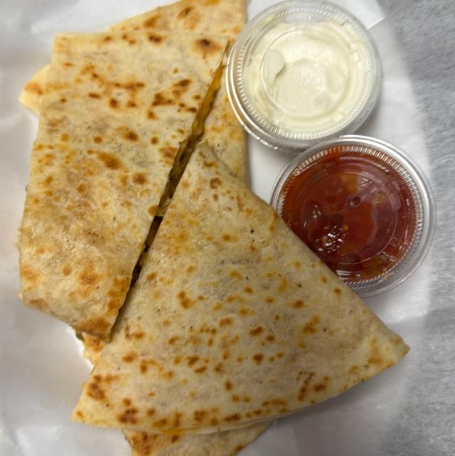 Tandoori Quesadillas.