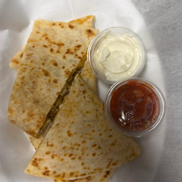 Chicken Quesadillas.