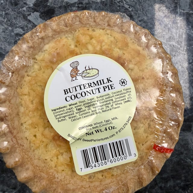 Coconut Pie.