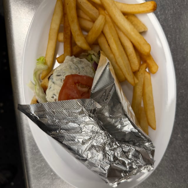Gyro on Pita.