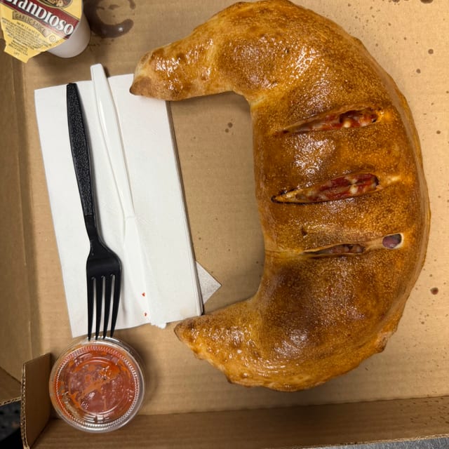 Philly Cheesesteak Calzone.