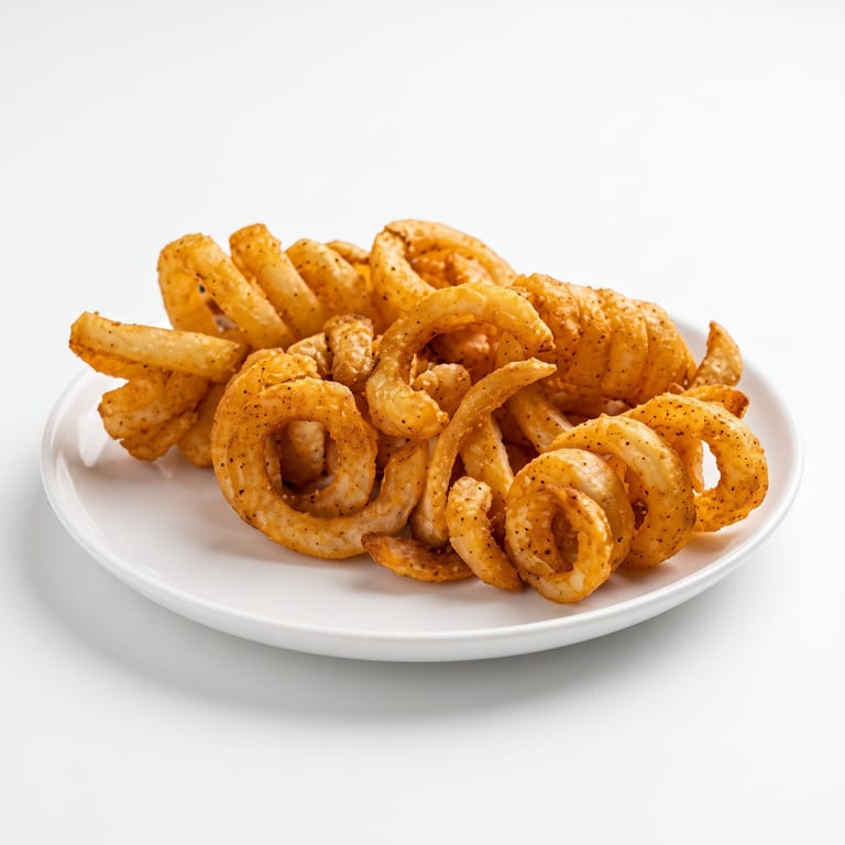 Delicious curly fries