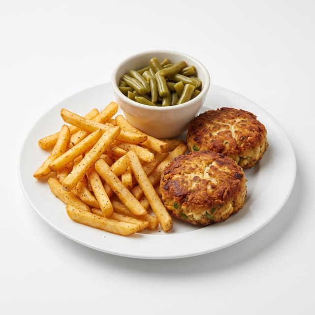 Crab Cake Platter.