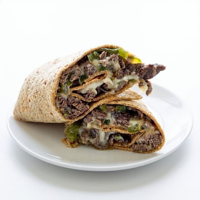 Cheesesteak Wrap.