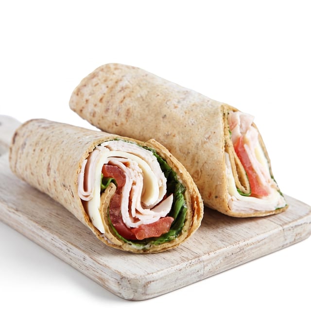 Turkey & Cheese Wrap.